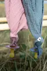 Муслінова тканина пелюшка BIBS Muslin Swaddle 1 шт в упаковці 120*120 см з сумкою для зберігання Petrol — Photo 5