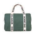 Сумка Childhome Mommy bag Signature canvas green