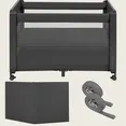Ліжечко дитяче 3 в 1 Lionelo PATTY GREY GRAPHITE — Photo 1