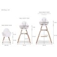 Стілець для годування Childhome Evolu 2 з бампером natural/white — Photo 18