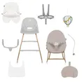 Стільчик для годування Lionelo DALIA SET GREY STONE — Photo 4