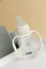 Дитяча пляшечка непроливайка з носиком BIBS Baby Sippy Bottle Spout Silicone 1 pack 150 ml Blush — Photo 2