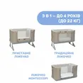 Ліжечко 3 в 1 Chicco Next2Me Forever (10) — Photo 4