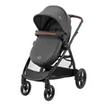 Коляска MAXI-COSI ZELIA S TRIO Dark Grey (Black Frame/Brown Leather + CabrioFix S i-Size + сумка) — Photo 9
