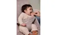 Шезлонг для немовлят BabyBjorn Bouncer BLISS Woven Petal Quilt Sand Grey — Photo 1