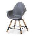 Стілець для годування Childhome Evolu ONE.80° з бампером natural/anthracite — Photo 12