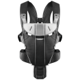 Рюкзак &quot;BB®Baby Carrier Miracle (Black/Silver, Cotton Mix)&quot;(Чорний з сірим) BabyBjörn