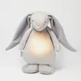 Співаючий зайчик з нічником MOONIE Silver