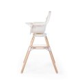 Стілець для годування Childhome Evolu ONE.80° з бампером - natural/white — Photo 9