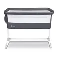Ліжечко приставне Lionelo THEO DARK GREY — Photo 1