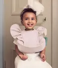 Нагрудник для годування Elodie Details Baby Bib Powder Pink — Photo 2