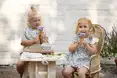 Нагрудник для годування Elodie Details Baby Bib Garden Leo Toile Bow — Photo 2