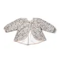Нагрудник з рукавами для годування Elodie Details Longsleeved Baby Bib Blue Garden — Photo 1