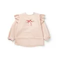 Нагрудник з рукавами для годування Elodie Details Longsleeved Baby Bib Rosy Bow — Photo 2