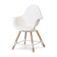 Стілець для годування Childhome Evolu ONE.80° з бампером - natural/white — Photo 11