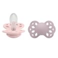 Соска пустушка BIBS Infinity Silicone Symmetrical (симетрична) – Blossom/Dusky Lilac (2 в упаковці) 0-6 міс.