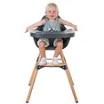 Стілець для годування Childhome Evolu 2 з бампером natural/anthracite, арт. CHEVOCHNA — Photo 8