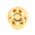 Пустушка Studio Colour Latex Round (кругла) Ladybug Friends – Pale Butter 18міс.+