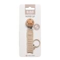 Тримач для пустушки в&#039;язаний BIBS Pacifier Clip Knitted Ivory — Photo 1