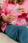 Дитяча пляшечка BIBS Baby Bottle Round Silicone 270 мл Medium Flow (середній поток) Sage — Photo 6