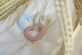 Іграшка гризунець BIBS Baby Bitie Heart Peach, вік 3+ міс — Photo 2