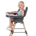 Стілець для годування Childhome Evolu 2 з бампером natural/anthracite, арт. CHEVOCHNA — Photo 7