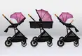 Універсальна коляска 3 в 1 Lionelo RIYA PINK VIOLET — Photo 1