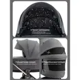 Універсальна коляска 2 в 1 Bair Pixel Anthracite Black — Photo 1