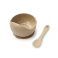 Набір для годування Elodie Details Silicone Bowl Set Pure Khaki