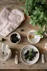 Набір для годування Elodie Details Silicone Bowl Set Blue Garden — Photo 5