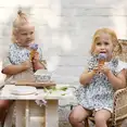Набір для годування Elodie Details Silicone Bowl Set Garden Leo Toile — Photo 3