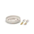 Набір для годування Elodie Details Silicone Plate Set Blue Garden Lt Placement