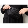 Сумка через плече Childhome Banana bag puffered black — Photo 12