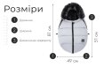 Зимовий конверт Bair Cocon Mini Owl Gray