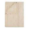 В'язана ковдра BIBS Knitted Blanket Pointelle Ivory