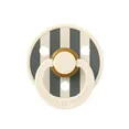 Пустушка Studio Colour Latex Round (кругла) Block – Ivory / Pine 6-18 міс.