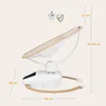 Крісло-гойдалка Lionelo OLIVIA BEIGE NATURAL — Photo 4