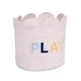 Корзина для іграшок Childhome Flower 35x35x35 см білий , арт. CCBAFL35 — Photo 4