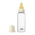 Дитяча пляшечка BIBS Baby Bottle Round Latex 270 мл Medium Flow (середній поток) Baby Blue — Photo 1