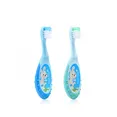 Дитяча зубна щітка Flossbrush (від 0 до 3 років) - Blue-Teal (2 шт), (Brush-baby) — Photo 1