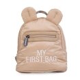 Рюкзак дитячий Childhome My first bag puffered beige