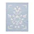 Плед Elodie Details Jacquard Blanket Blueberry Blue — Photo 1