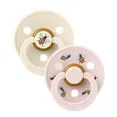 Пустушка Studio Colour 2 PACK Latex Round (кругла) Bumblebee – Ivory Mix (2 в упаковці) 0-6 міс.