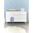 Корзина для іграшок Childhome Flower 30x20x15 см білий , арт. CCBAFL20 — Photo 4