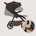 Прогулянкова коляска Lionelo MIRA BLACK ONYX — Photo 1