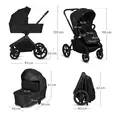 Універсальна коляска 2 в 1 Lionelo FREYA 2IN1 BLACK ONYX — Photo 6