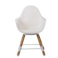 Стілець для годування Childhome Evolu ONE.80° з бампером - natural/white — Photo 12