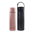 Термос питний 500 мл у комплекті з термосумкою DELUXE THERMOS ROSE