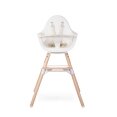 Стілець для годування Childhome Evolu ONE.80° з бампером - natural/white — Photo 7