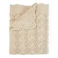 В'язана ковдра BIBS Knitted Blanket Wavy Ivory